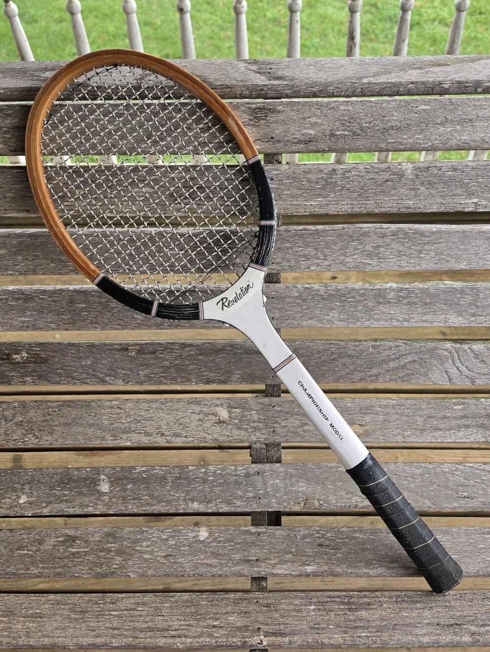 VTG Classic  Revelation Championship Model Wooden Tennis Racquet.